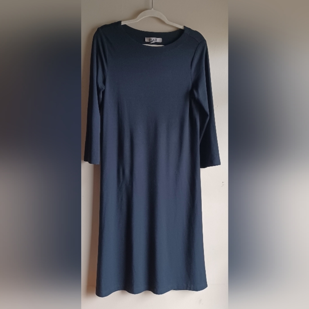 FLAX MIDI DRESS